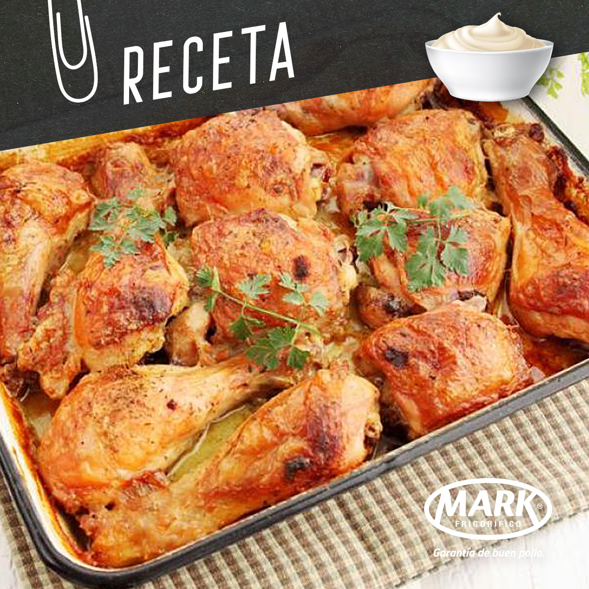 Pollo al Horno con Mayonesa